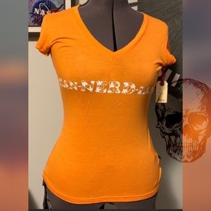 💀Orange Can-nerd-ian T-shirt